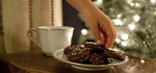 Christmas Kitchen: Gluten-Free Chocolate Minty Cookies
