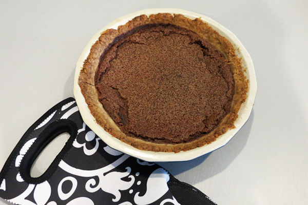 A busy weekend calls for Chocolate Pie