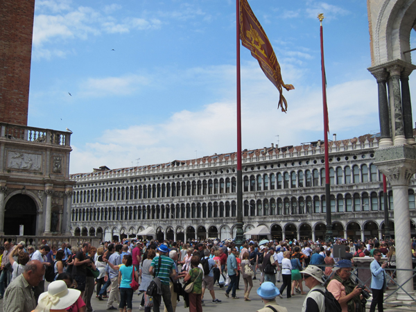 The Crowded Piazza San Marco