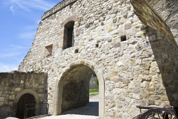 The main entrance to the castle
