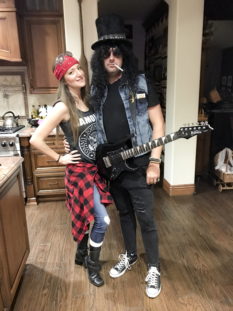 Slash and Axl Forever Guns and Roses Halloween Costume